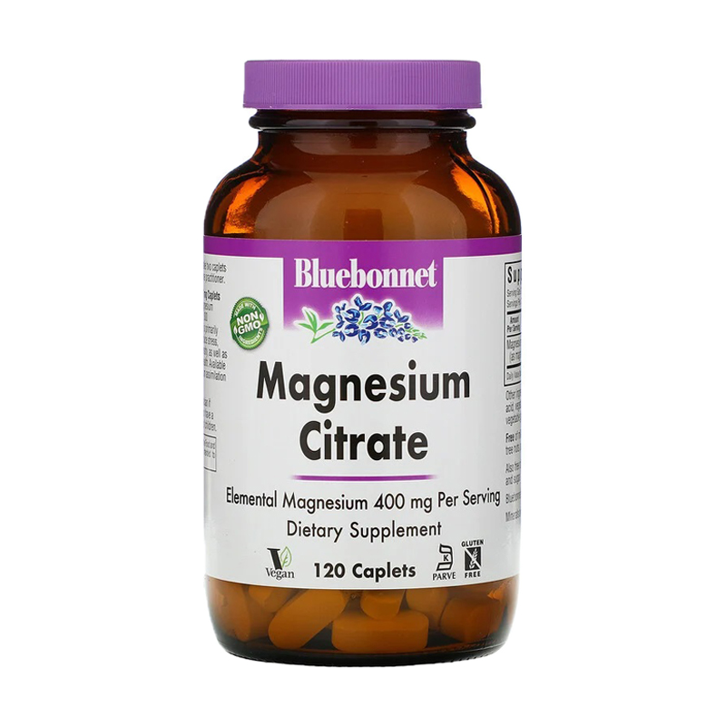 Цитрат магнію Bluebonnet Nutrition Magnesium Citrate, 120 капсул